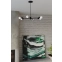 Czarna, minimalistyczna, loftowa lampa sufitowa SL.1022 z serii LANGO - wizualizacja