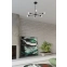 Czarna, minimalistyczna, loftowa lampa sufitowa SL.1022 z serii LANGO - wizualizacja 2