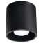 Czarny downlight w kształcie tuby na gwint GU10 SL.0016 z serii ORBIS 1