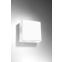 Biały plafon sufitowo-ścienny kwadrat 25cm SL.0144 z serii HORUS 5
