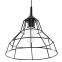 Minimalistyczna, druciana, czarna lampa wisząca SL.0146 z serii ANATA
