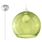 Lampa wisząca z kolorowym, zielonym kloszem SL.0254 z serii BALL