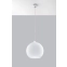 Lampa wisząca z mlecznym, okrągłym kloszem SL.0256 z serii BALL 2