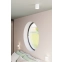 Biały, nieruchomy reflektor downlight do korytarza SL.0355 z serii INEZ 8