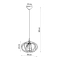 Minimalistyczna lampa z regulowaną wysokością SL.0392 z serii MANDELINO 4