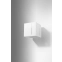 Geometryczna, biała lampa ścienna kostka SL.0395 z serii PIXAR 2