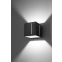 Czarny, minimalistyczny kinkiet do sypialni SL.0397 z serii PIXAR 3