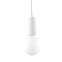 Biała, minimalistyczna lampa wisząca E27 SL.0569 z serii DIEGO 1