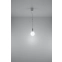 Biała, minimalistyczna lampa wisząca E27 SL.0569 z serii DIEGO 1 6