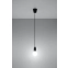 Lampa wisząca czarna oprawka na przewodzie SL.0572 z serii DIEGO 1 3