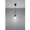 Lampa wisząca czarna oprawka na przewodzie SL.0572 z serii DIEGO 1 6