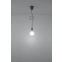 Szara lampa wisząca przewód z oprawką E27 SL.0575 z serii DIEGO 1 6