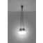 Nowoczesna, linkowa lampa wisząca z oprawkami SL.0577 z serii DIEGO 5 3