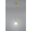 Dekoracyjna, żółta lampa wisząca na żarówkę E27 SL.0578 z serii DIEGO 1 3