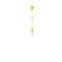 Dekoracyjna, żółta lampa wisząca na żarówkę E27 SL.0578 z serii DIEGO 1 4