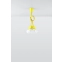 Lampa wisząca żółte przewody z oprawkami SL.0580 z serii DIEGO 5 5