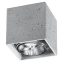 Reflektor natynkowy, betonowy kwadratowy spot SL.0646 z serii VALDE 140
