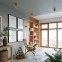 Drewniana, minimalistyczna oprawa sufitowa SL.0672 z serii SALGADO 5