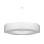 Biała, okrągła lampa wisząca ⌀90cm do salonu SL.0795 z serii SATURNO