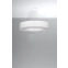Biała, okrągła lampa wisząca ⌀90cm do salonu SL.0795 z serii SATURNO 3