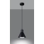 Pojedyncza, czarna lampa wisząca do kuchni SL.0989 z serii TAZILA 2
