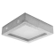 Betonowy, kwadratowy, natynkowy plafon LED 3000K SL.0995 z serii RIZA