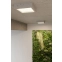 Betonowy, kwadratowy, natynkowy plafon LED 3000K SL.0995 z serii RIZA - wizualizacja