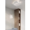 Szklana lampa ścienna do nowoczesnej sypialni SL.1044 z serii MASSIMO - wizualizacja
