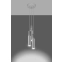 Designerska, biało-betonowa lampa wisząca SL.1080 z serii BORGIO 2