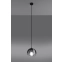 Industrialna, czarna lampa wisząca do jadalni SL.1087 z serii TULOS 2