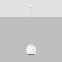 Biała lampa wisząca o geometrycznym kształcie SL.1251 z serii MINT - 2