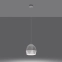 Biała lampa wisząca o geometrycznym kształcie SL.1251 z serii MINT - 3