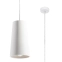 Minimalistyczna, biała lampa wisząca z ceramiki SL.0849 z serii GULCAN