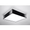 Kwadratowa, czarno-biała lampa sufitowa SL.0920 z serii HORUS 55 2