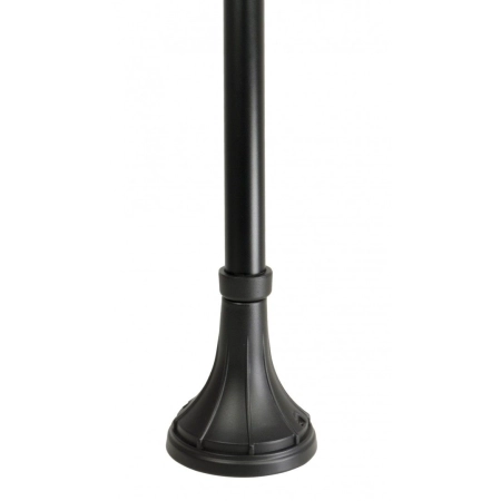 Czarna, wyszukana lampa ogrodowa, ozdobna K 5002/3/R z serii TOLEDO -1