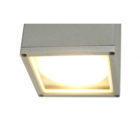 Niebanalna lampa elewacyjna, srebrny spot 8003 AL z serii ADELA -2