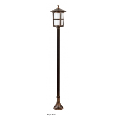 Smukła lampa stojąca, ogrodowa, gwint E27 K 5002/1/TD z serii CORDOBA -5
