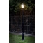 Czarna lampa ogrodowa, wysoka latarnia OGMWN 1 z serii RETRO MAXI -2