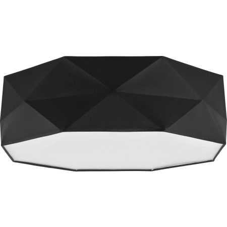 Lampa z geometrycznym, czarnym abażurem ⌀52cm TK 1567 z serii KANTOOR