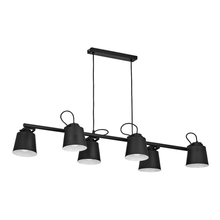 Rozłożysta, czarna lampa, idealna nad stół TK 2749 z serii PRIMO