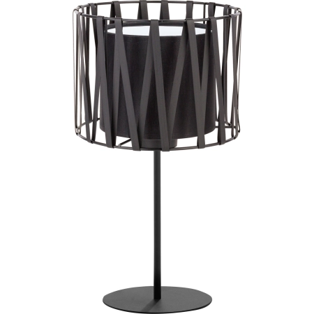 Lampka stołowa z nowoczesnym abażurem TK 2898 z serii HARMONY BLACK
