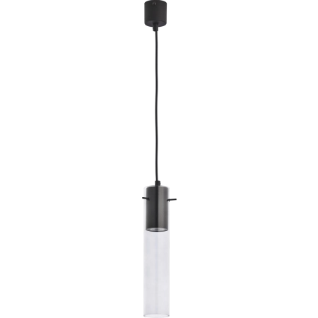 Minimalistyczna lampa wisząca tuba punktowa TK 3146 z serii LOOK GRAPHITE