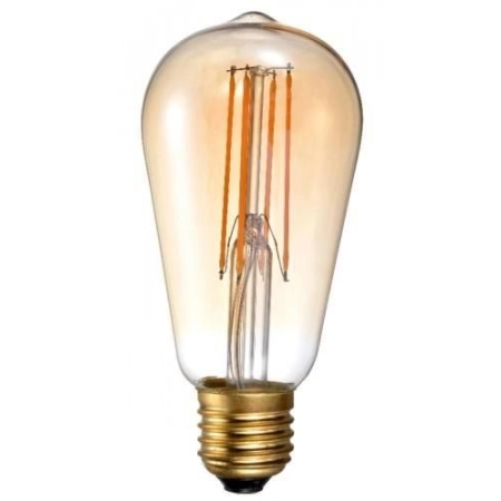Designerska żarówka LED E27 barwa ciepła retro Edison TK 3792 ST58