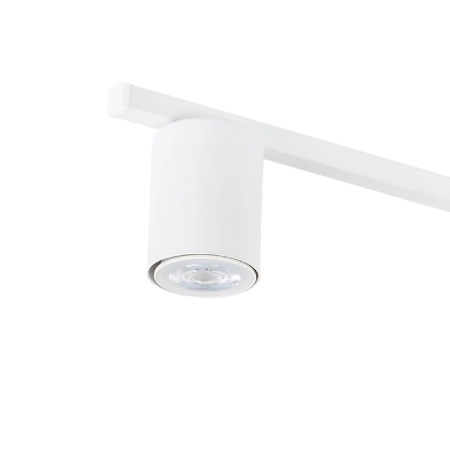 Biała, minimalistyczna lampa sufitowa do salonu TK 4571 z serii LOGAN 2