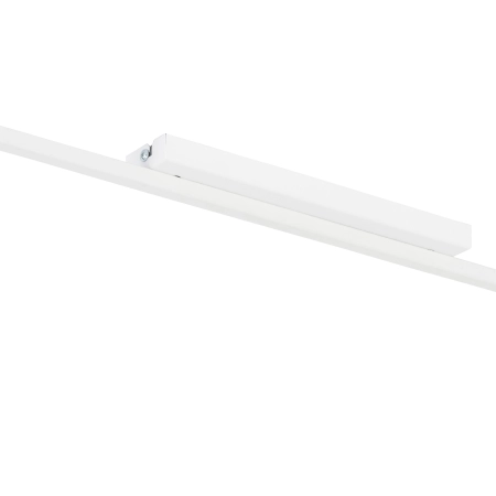 Biała, minimalistyczna lampa sufitowa do salonu TK 4571 z serii LOGAN 4