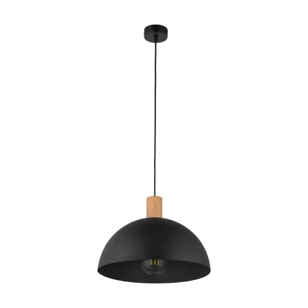 Czarna, minimalistyczna lampa wisząca TK 4852 z serii OSLO