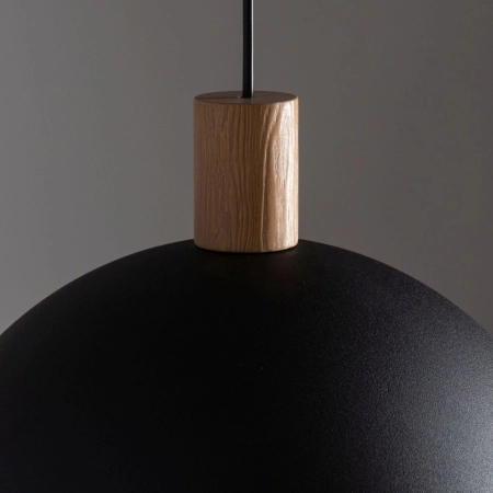 Czarna, minimalistyczna lampa wisząca TK 4852 z serii OSLO 4