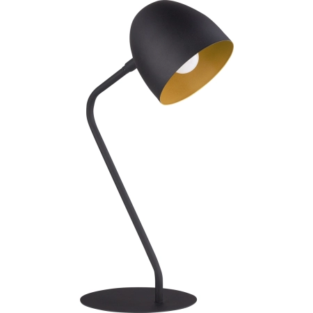 Nowoczesna, czarno-złota lampka stołowa TK 5036 z serii SOHO BLACK