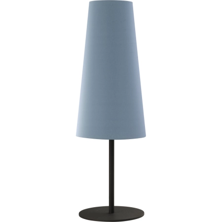 Lampka stołowa z wąskim, niebieskim abażurem TK 5176 z serii UMBRELLA
