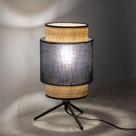 Nowoczesna lampka w stylu rustykalnym TK 5536 z serii BOHO NEW BLACK 3